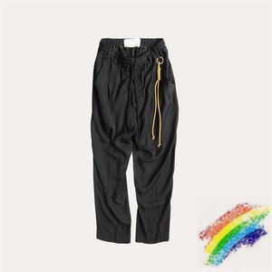 Canción para el silencio con correas Pantalones de carga Hombres Mujeres 1: 1 Mejor calidad Joggers Pantalones de chándal Pantalones X0628