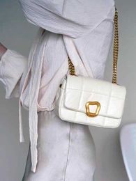 Songmont – sac à bandoulière en cuir de vache Tofu pour femmes, sacs à bandoulière avec chaîne pour téléphone portable, petits sacs à main carrés de styliste, nouvelle collection 2024, 231228