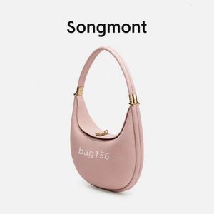 Songmont Tas Emmer Luna Bags Designer Onderarm Hobo Schoudertas Luxe Grote Bakken Halve Maan Leren Portemonnee Mini Clutch Winkelmandje CrossBody Song Handtas 10