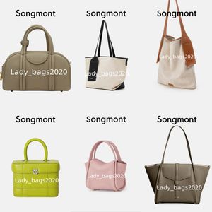 Songmont Sac Chocolat Sac à main Toile Seau Luna Tofu Sacs Designer Bowling Bourse Aisselles Hobo Sac à bandoulière Luxe Grand fourre-tout Pochette Shopping CrossBody Maquillage