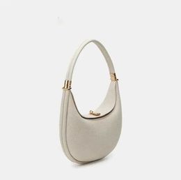 Songmont Luna Bag Luxury Designer Underarm Hobo Shoulder Half Moon Leather Purse pochettes Sac à main CrossBody Sac personnalisé pour femme