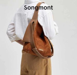 Songmont Medium Ear Tote Designers Lazy Light Sac à dos Commuter Une épaule Sac à bandoulière Simplicité minoritaire