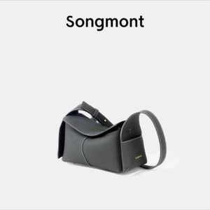 Songmont Song Ear Series Mini Eaave Bag para otoño e invierno Nuevo cuero versátil un hombro Crossbody Women Women