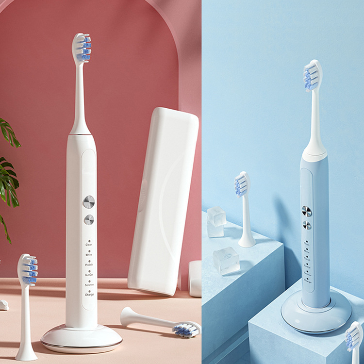 Sonic Electric Toothbrush Wireless Induction Charging Automatic Intelligent Electric Toothbrush Adult Soft Hair Waterproof Gift
