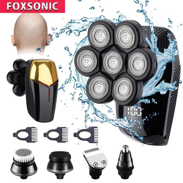 Sonic Shaver for Men 7d indépendamment 7 Cutter Cutter Floating Head étanche Razor Multifonction Trimmer 240410