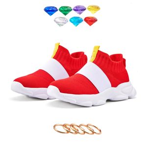 Sonic Shoes For Boy Kids Gotta Go Fast Sonic Zapatillas Sonic Red Sonic Shoes For Kids Boys Girls Cartoon Anime Sonic Shoes 240116