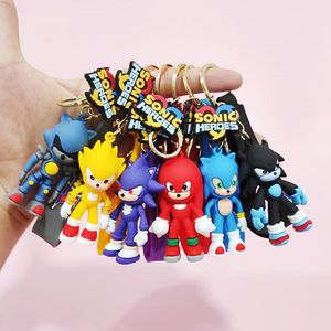 Sonic the Hedgehog sleutelhanger te koop rugzak hanger Mobiele telefoon hanger sleutelhanger decoratie