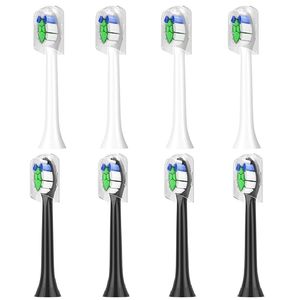 HX9034/HX9024 ProResults Sonic Toothbrush Replacement Heads - Pack of 4 Standard Size Brush Heads for Oral Hygiene and Deep Cleaning