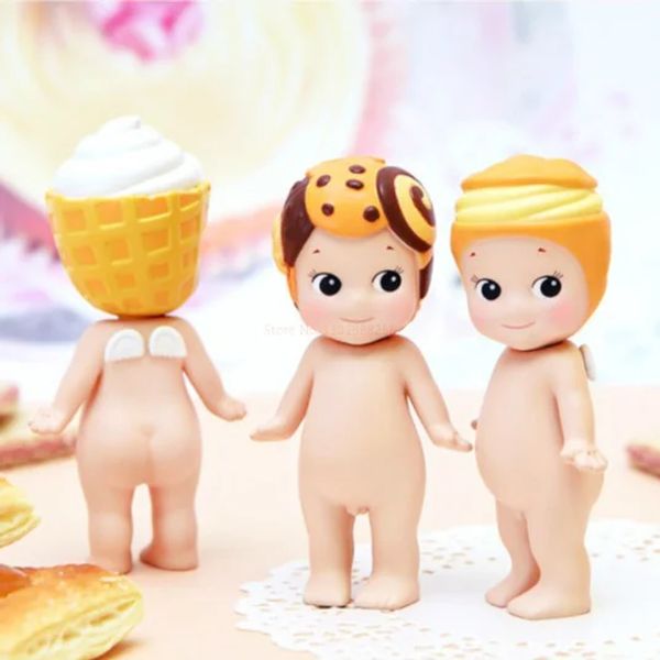 Sonny Angel Blind Box Box Sweets Series Figuras Kawaii Mini Ice Cream Buff Puding Candy Figura Mystery Box Bag Sorph Bag Toy