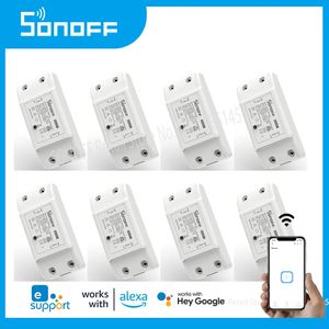 Sonoff Basic R2 Wifi DIY Smart Switch Module Afstandsbediening Smart Home Via eWeLink APP Werken met Alexa Google Home 240108