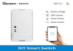 SONOFF BASIC R3 Smart ONOFF WiFi-schakelaar Lichttimer Ondersteuning APPLANVoice Afstandsbediening DIY-modus Werkt met Alexa Google Home9521351