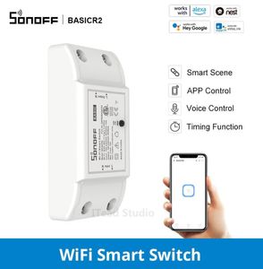 SONOFF BASICR2 Smart Home Automation Diy Inteligente WiFi Wireless Remote Control universal El módulo de relevos funciona con EWELINK8049709