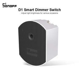 Sonoff D1 DIY WIFI Switch Smart Dimmer Light Switch 433MHZ RF Gecontroleerde schakelaar via Ewelink App Google Home Alexa