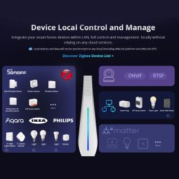 Sonoff ihost Smart Hub Aibridge 2GB/4 GB Zigbee Gateway Multi Mode Local Control Smart Home Compatibel met Wi-Fi LAN-apparaten