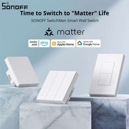 Sonoff M5 Matter WiFi Smart Switch Wall -knop afstandsbediening HomeKit Voice DDMY3C