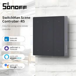 Sonoff Switchman R5 Scene Controller à 6 touches libre Home Smart Home Ewelink Remote Control Works Sonoff M5 / Minir3 Smart Switch