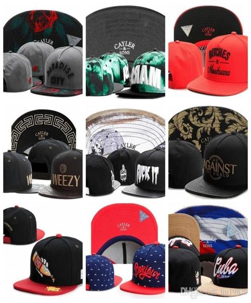 Sons Baseball Caps Paradise City Rose Bitches Weezy contre 40 oz Gorras Bones Men Femmes Ajustement Brand Snapback Hats3517574