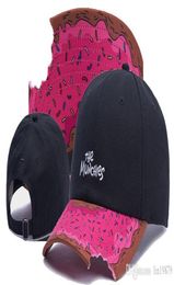 Fils Pink The Munchies manque d'angle Cap de baseball Fashion Snapback Hip Hop Curve Visor 6 Chapeaux Panel Casquette de Marque1142998