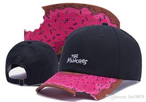Sons roze de MUNCHIES gebrek aan hoek Baseball Cap Fashion Snapback Hiphop Caps Curve vizier 6 panel Hoeden casquette de marque3261595