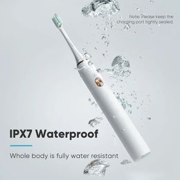 SOOCAS X3U ultrasone tandenborstel USB oplaadbaar waterdicht met drie koppen voor volwassenen 240329