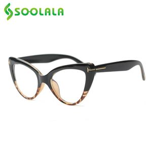 SOOLALA Cat Eye Anti Lumière Bleue Lunettes de Lecture Femmes Prescription Ordinateur Lunettes Cadre Femme Lecteur 0 5 à 4 0 220705468488323R