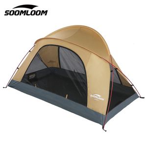 Soomloom Outdoor Camping Bed Tente pour solo léger en mailles anti-moustique d'été léger avec un fond imperméable 240422