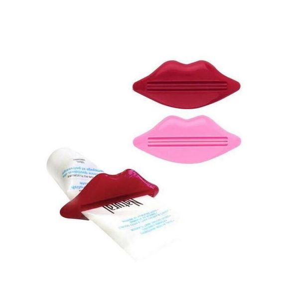 Sucettes de dentition Tootaste Tube Squeezer Sexy Lip Kiss Distributeur de salle de bain Couleur crème au hasard 93 x 42 mm Drop Livraison Bébé Enfants Dhwmq