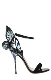 Sophia webster Evangeline Angel-wing high heel Sandal New Butterfly Rhinestone ded Leather Sandals With Fine Heel Sandals3630397