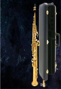 Saxophone soprano doré droit, saxophone soprano B, laque dorée, saxophone soprano3666578