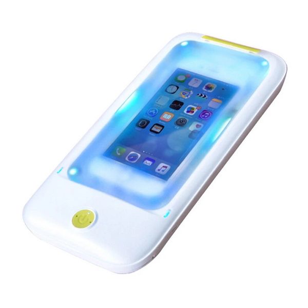 Sorbo 9501 Multifuncional Carga USB LED UV Ozono 360ﾰ Caja de desinfección Esterilizador de teléfono con tragaluz para teléfonos inteligentes de menos de 6,5 pulgadas