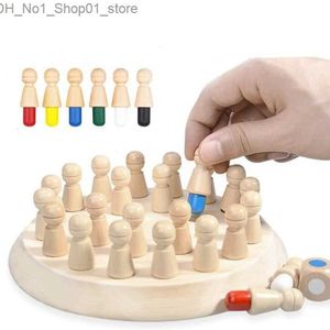 Sorteren Nestelen Stapelen Speelgoed Kinderen Houten Geheugenschaakspel Bijpassend Bordspel voor Kinderen 2 3 4 Jaar Brain Teaser Puzzelspellen Montessori Educatief Speelgoed Q231218