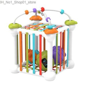 Tri Nesting Stacking Toys Matériel pédagogique éducatif Jeux d'apprentissage pour enfants Cerveau Enfants Jouets pour bébés 0 12 mois Cadeau Développement des bébés Q231218