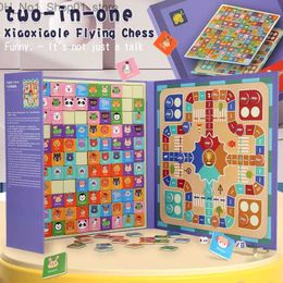 Tri Nesting Stacking Toys Montessori Jouets éducatifs pour enfants Puzzle magnétique Livre Enfants Forme Correspondant Mémoire Échecs Q231218