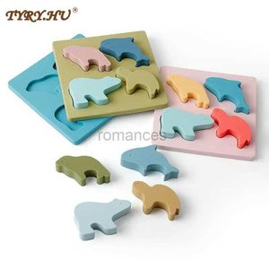 Tri Nesting Empilage jouets Silicone dents de bébé animaux empilage éducation préscolaire cadeaux pour enfants produits en silicone de qualité alimentaire 24323