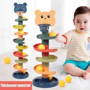 Tri des jouets de nidification jouets pour bébé balles roulantes coulissantes tour de pile empilable Puzzle éducatif précoce piste de rotation rotative cadeaux pour tout-petits pour enfants enfants