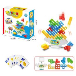 Tri des jouets de nidification Tetra Tower, blocs de construction à empiler, Puzzle d'équilibre, briques d'assemblage, jouets éducatifs pour enfants et adultes