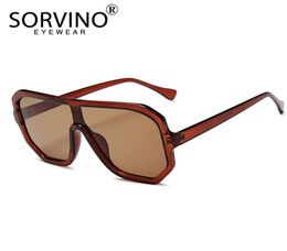 SORVINO Vintage nuances pour femmes luxe visière lunettes de soleil hommes 2020 surdimensionné futuriste marque concepteur années 90 pilote lunettes de soleil P3546424751