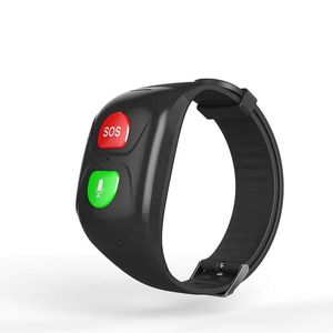 SOS bouton senior fréquence cardiaque pression artérielle gps montre bracelet d'urgence sos personnes âgées Bidirectionnelle Parlant GPS Montre Localisateur Aîné