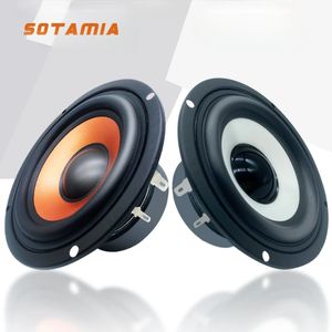 SOTAMIA 1 pièces 4 pouces milieu de gamme haut-parleur 4 8 Ohm 30W HIFI musique son haut-parleur bibliothèque bricolage Bluetooth haut-parleur Home cinéma 240113