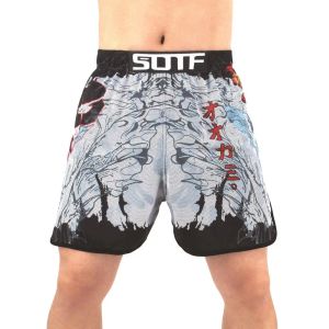 SOTF MMA Venomo Snake Stretch Fabric Men Women Boxing Geométrico Shorts Tiger Muay Thai MMA Shorts Boxing Clothing Fight Shorts