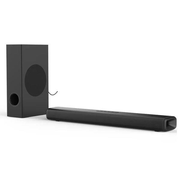 Barra de sonido Barra de sonido de 100 W para TV 2.1 Altavoces inalámbricos Bluetooth 5.0 Sistema de cine en casa con subwoofer Estéreo 3D Boombox Control remoto