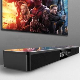 Soundbar 80W krachtige LED-display frequentiebalk aanraakluidspreker NFC AUX USB-functie is geschikt voor een klein karaoke-systeem voor thuisbioscoop