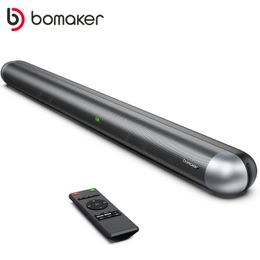 Soundbar BOMAKER 120W Sistema de som de home theater 2.0 Soundbar TV Bluetooth Suporte para alto-falante óptico AUX 3D Dolby Surround Sound Bar Speaker