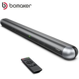 Barre de son BOMAKER 120 W système de son Home cinéma 2.0 barre de son TV haut-parleur Bluetooth prise en charge optique AUX 3D Dolby Surround barre de son haut-parleur