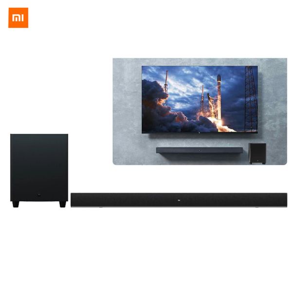 Soundbar original Xiaomi Mi TV Soundbar y 6.5 pulgadas Subwoofer 100W Home Theater 5 Unidades de sonido 2.1 Interfaz de múltiples entradas de canal