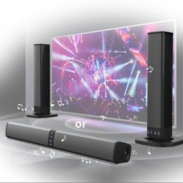 Soundbar draagbare draadloze kolom Bluetooth -luidspreker Smart Remote Control Music Player Home Theatre System Aux RCA TF FM Radio 221101