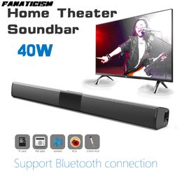 BS-28B Soundbar TV Draagbare Bluetooth-compatibele luidspreker Soundbar Draadloze kolom Muziek Thuisbioscoop met radiofunctie voor tv-pc