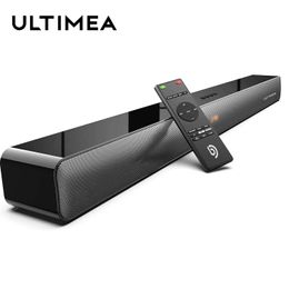 Barra de sonido ULTIMEA TV Barra de sonido Modos 9EQ Barra de sonido Bluetooth Control CEC Graves profundos Sistema de sonido envolvente 3D Altavoz de barra de sonido de cine en casa