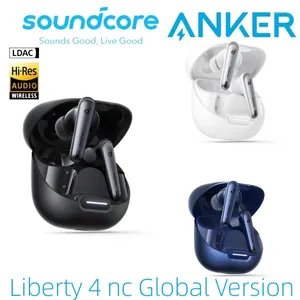 Soundcore By Anker Liberty 4 NC écouteurs sans fil à suppression de bruit, réduction de 98,5%, son haute résolution ANC2.0, batterie 50H