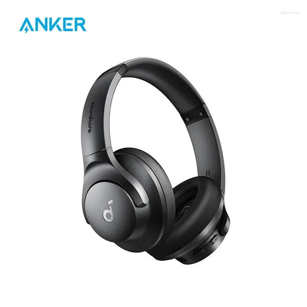 Soundcore By Anker Q20i casque hybride à suppression de bruit active sans fil sur l'oreille Bluetooth 40H longue durée de lecture ANC